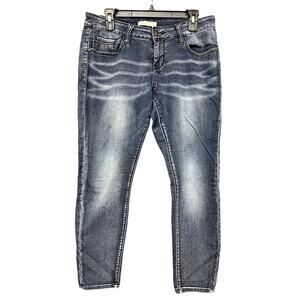 BKE Daytrip Lynx Ankle Dark Wash Skinny Jeans Size 30